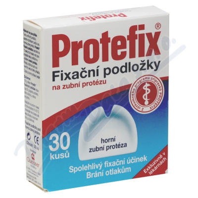 Protefix Fixační podložky na horní zubní protézy—30ks