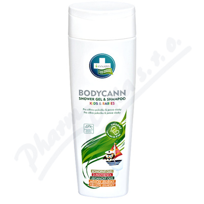 Bodycann Přírodní dětský sprch.gel a šampon—250 ml