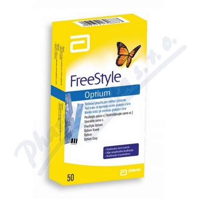Freestyle Optium testovací proužky—50ks