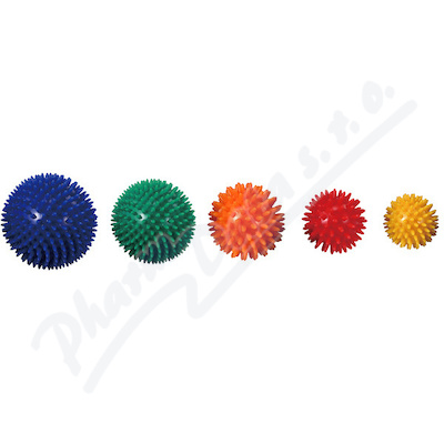 Masážní míček ježek Masage Ball—červený, 6cm