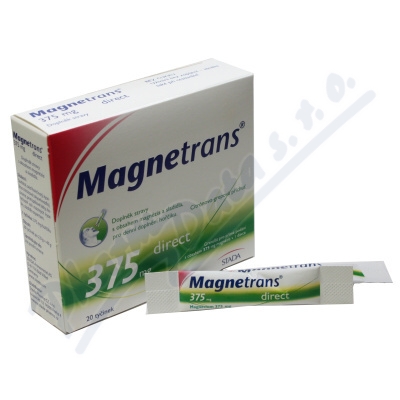 Magnetrans 375 mg —tyčinky granulátu, 20ks