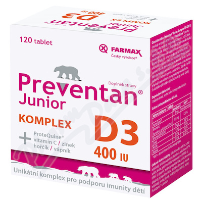 Preventan Junior Komplex D3 400IU—120 tablet