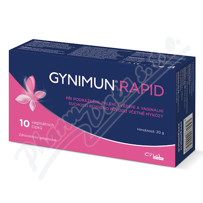 Gynimun Rapid —10 vaginálních čípků