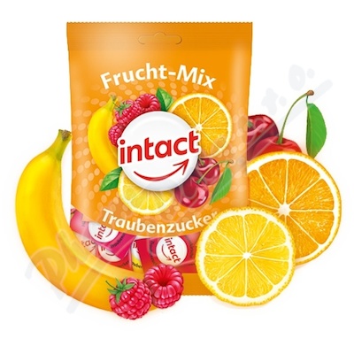 Intact hroznový cukr Ovocný mix—100g
