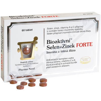 Bioaktivní Selen+Zinek Forte —60 tablet