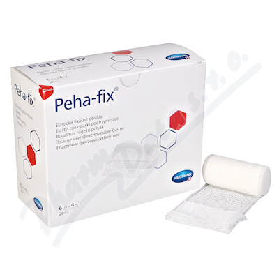 Peha-fix Obinadlo elastické fixační—6cmx4m v napnutém stavu, 20ks