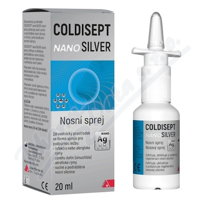 Coldisept nanoSilver nosní sprej—20ml
