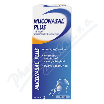 Muconasal Plus—nosní sprej 10ml