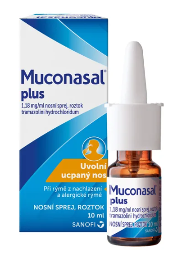 Muconasal Plus—nosní sprej 10ml