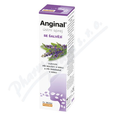 Dr.Müller Anginal ústní sprej se šalvějí—30 ml