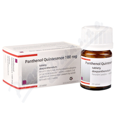 Panthenol Quintesence—100mg, 20 tablet