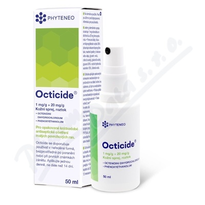 Octicide - kožní sprej—1mg/g+20m, 50ml