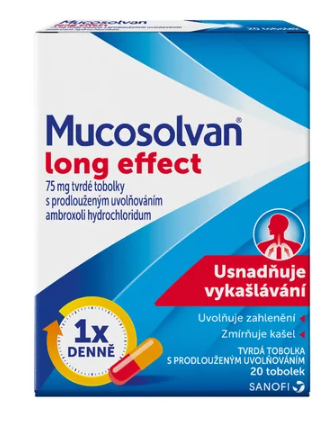 Mucosolvan Long Effect 75 mg—20 kapslí
