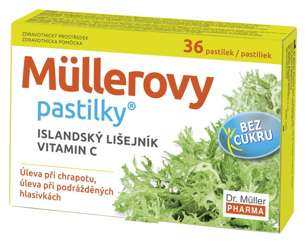 Müllerovy pastilky s isl.lišejníkem bez cukru —36ks