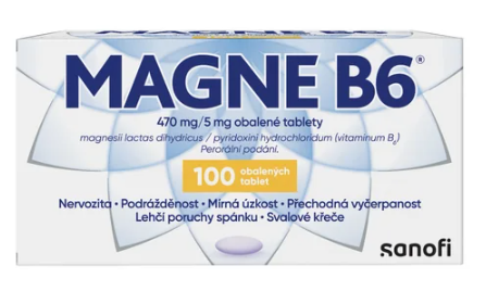 Magne B6—470mg/5mg, 100 tobolek