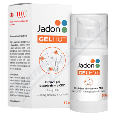 Jadon gel HOT hřejivý gel s kostivalem a CBD—50 g