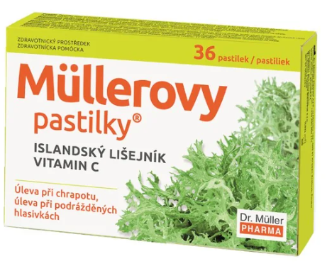 Müllerovy pastilky s islandským lišejníkem—36ks