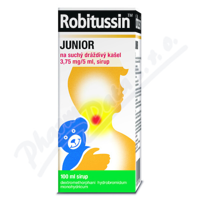 Robitussin Junior na suchý dráždivý kašel—sirup 100 ml