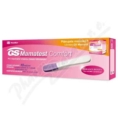 GS Mamatest Comfort Těhotenský test ČR/SK—1ks