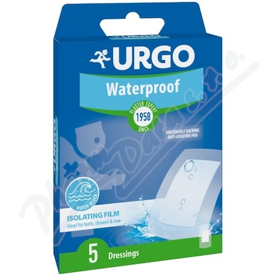 Urgo Waterproof Voděodolná náplast—10x6cm, 5ks