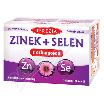 Terezia Zinek+selen+echinacea —30 kapslí