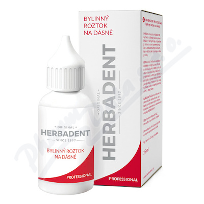 Herbadent Professional Bylinný roztok na dásně—25ml