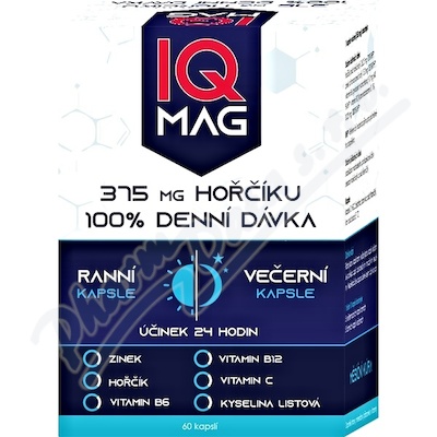 IQ Mag ranní/večerní—60 kapslí