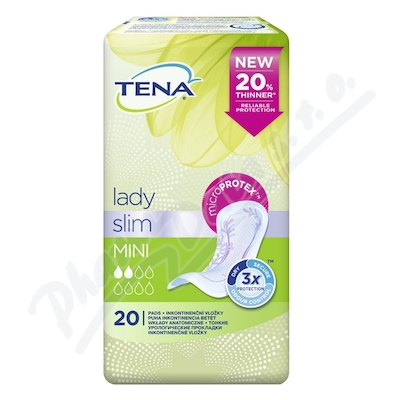 Vložky Absorpční Tena Lady Slim Mini 200ml—inkontinenční vložkyi 20 kusů