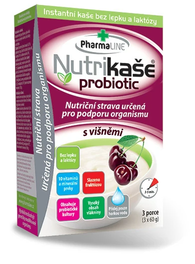 Nutrikaše probiotic s višněmi —3x60 g