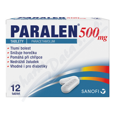 Paralen—500mg, 12 tablet