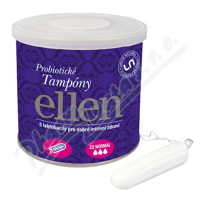 Ellen Probiotické tampóny Normal—22ks