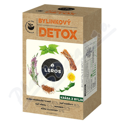 Leros Natur Detox čistící čaj s Vilcacorou—20x 1.5 g