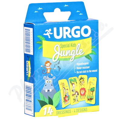Urgo Special Kids JUNGLE Dětská náplast—14ks