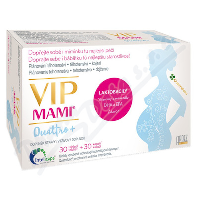 VIP mami Quattro+—30 tablet + 30 kapslí