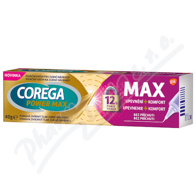 Corega Power Max upevnění a komfort—fixační krém, 40g