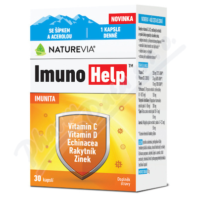NatureVia ImunoHelp—30 kapslí
