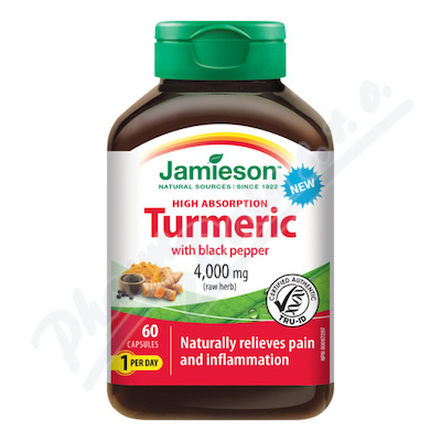 JAMIESON Kurkumin s černým pepřem—60 kapslí