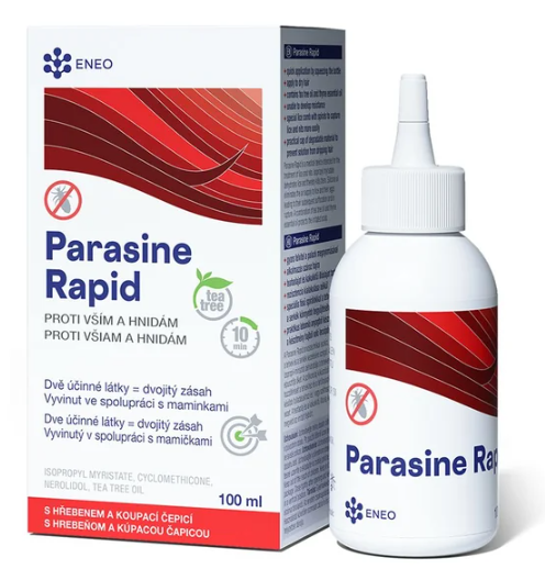 Phyteneo Parasine Rapid—100ml+spec.hřeben+čepice