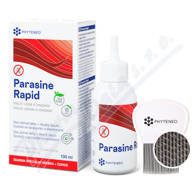 Phyteneo Parasine Rapid—100ml+spec.hřeben+čepice