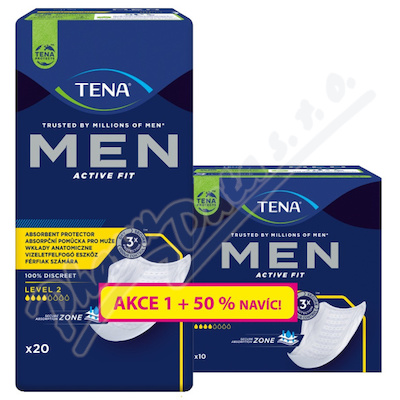 Inkontinenční vložky TENA Men Level 2—30ks