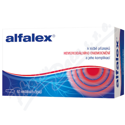 Alfalex rektální čípek—10x2,5g