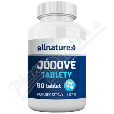 Allnature Jódové tablety—60 tablet