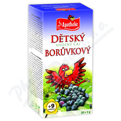Apotheke Dětský ovocný čaj borůvkový—2x20g