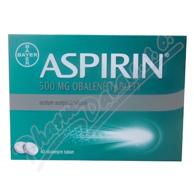 Aspirin—500mg,  40 tablet
