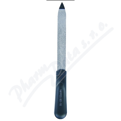Nippes pilník safírový špičatý černý 16cm—