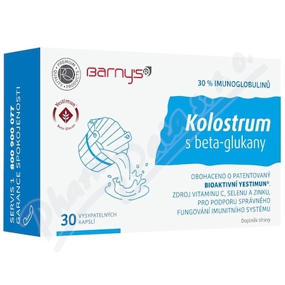 Barnys Kolostrum Synermune—30 kasplí
