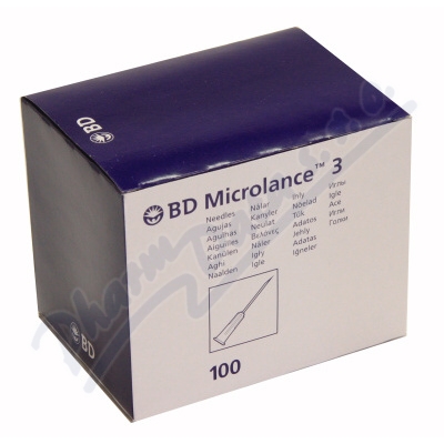 BD Microlance Injekční jehla 25G —0.50x25 oranž.100ks