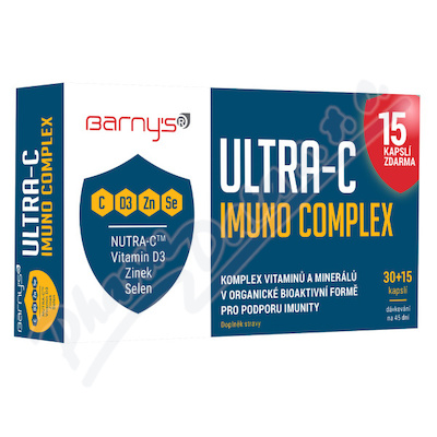 Barnys ULTRA-C Imuno Complex—30 kasplí + 15 zdarma