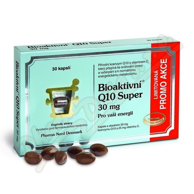 Bioaktivní Q10 Super 30mg—30 kapslí PROMO AKCE