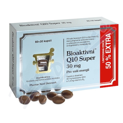 Bioaktivní Q10 Super 30mg —60 kapslí + 50% EXTRA
